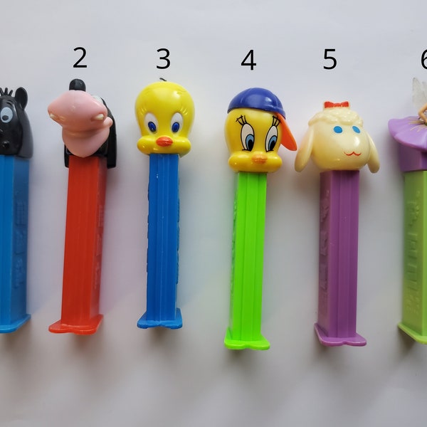 Vintage Pez Spender | Wähle dein eigenes | 90er Vintage Pez Goofy Tweety Vogel Tinker Bell Looney Tunes Disney 1990er Jahre Pez Pick Your own