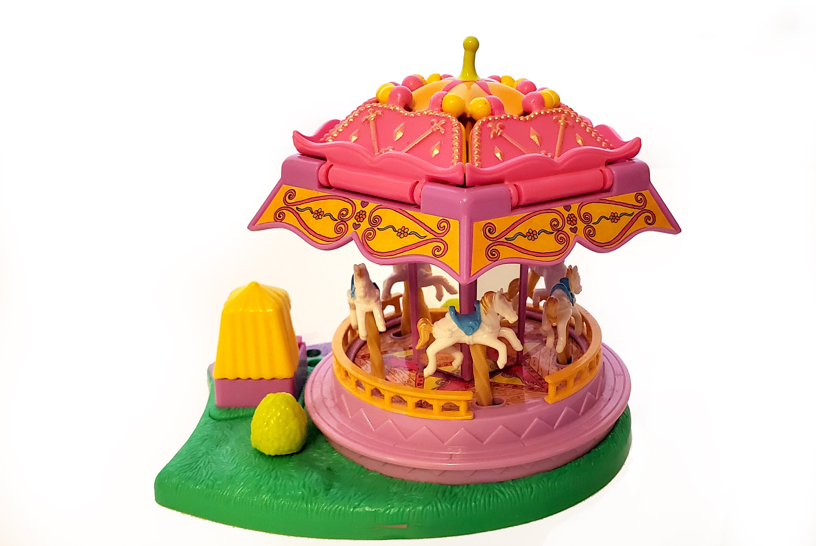 Polly Pocket - Chien de Garde-Robe Rotatif Style carrousel