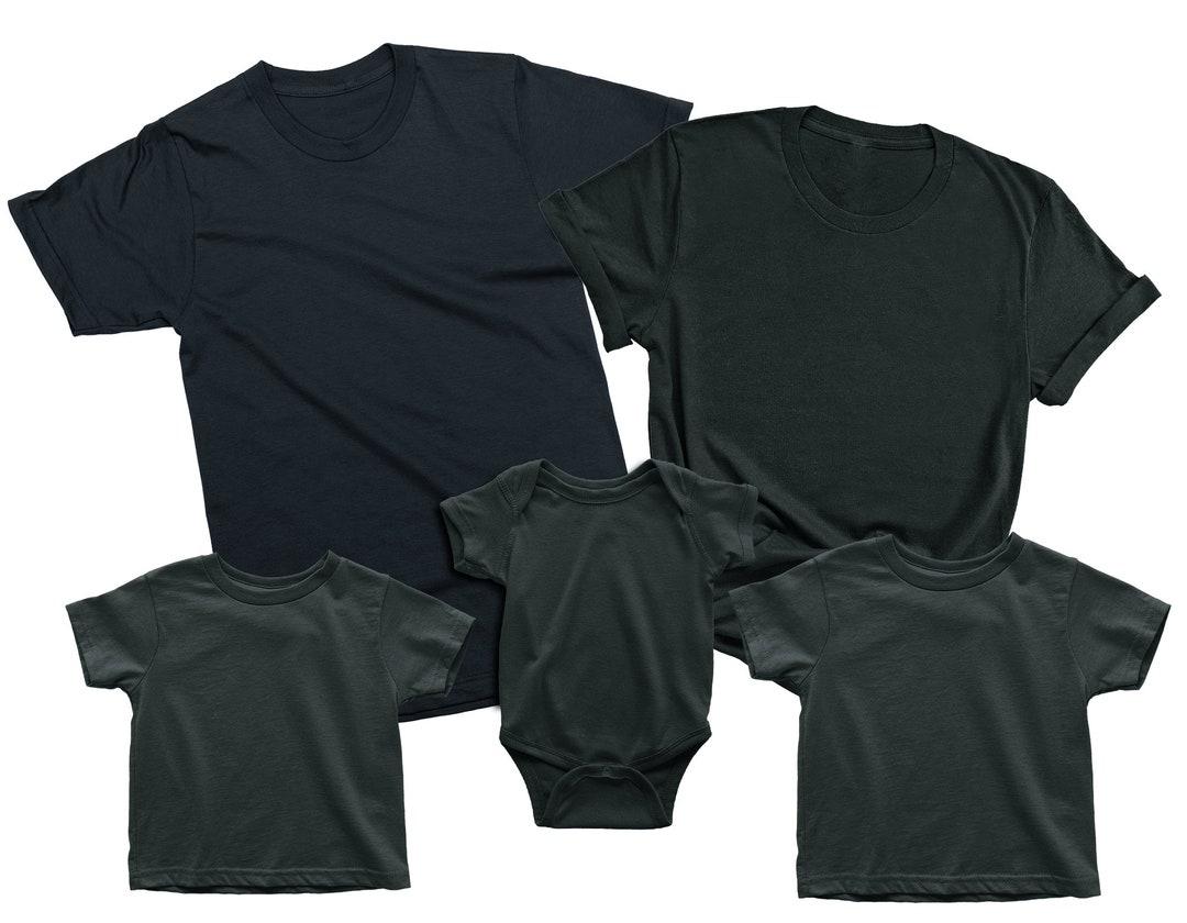 Family Black Shirt Mockup - Etsy