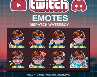 Waterboy-emoties verzenden | Kant-en-klaar | Twitch | Onenigheid | YouTube | Streamers