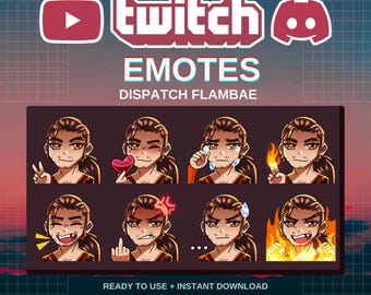 Flambae-emoties verzenden | Kant-en-klaar | Twitch | Onenigheid | YouTube | Streamers