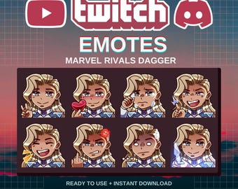 Dolk Marvel Rivals-emotes | Kant-en-klaar | Twitch | Onenigheid | YouTube | Streamers