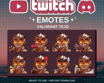 Tejo Valorant Emotes | Premade | Twitch | Discord | YouTube | Streamers