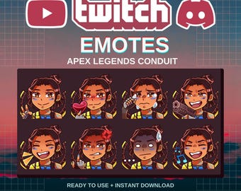 Conduit Apex Legends Emotes | Premade | Twitch | Discord | YouTube | Streamers