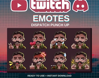 Verzend-emoties punch-up | Kant-en-klaar | Twitch | Onenigheid | YouTube | Streamers