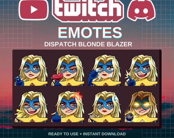 Blonde blazer emotes verzonden | Kant-en-klaar | Twitch | Onenigheid | YouTube | Streamers
