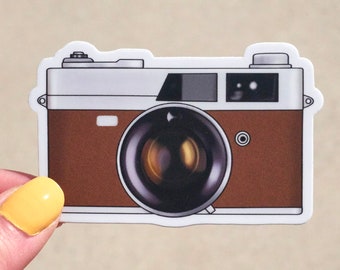 Leather Camera Sticker - Waterproof Sticker- Mirrorless Camera