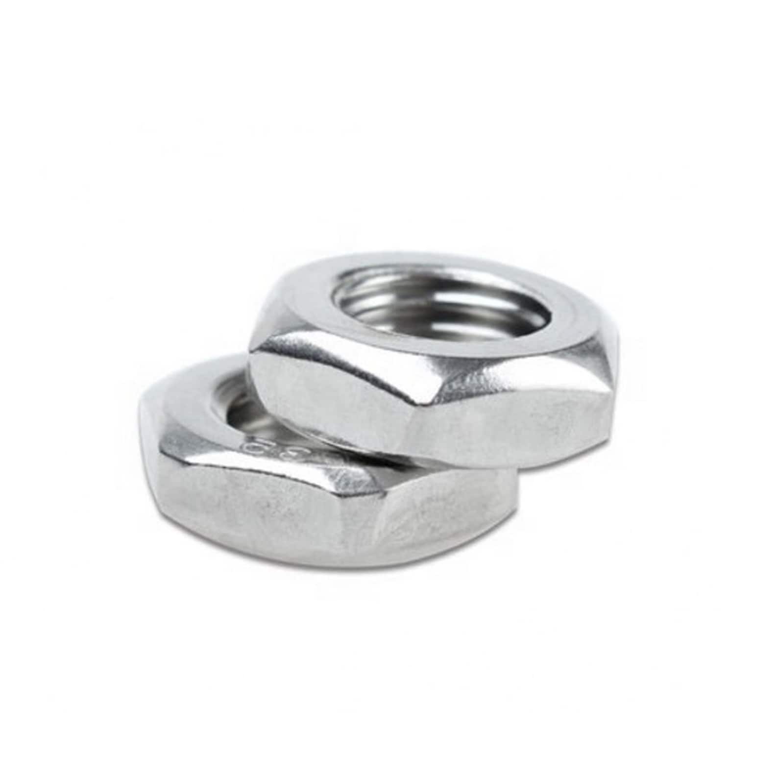 M10 X 10mm Half Nuts Thin Half Lock Nut A2 Stainless Steel Din Etsy UK