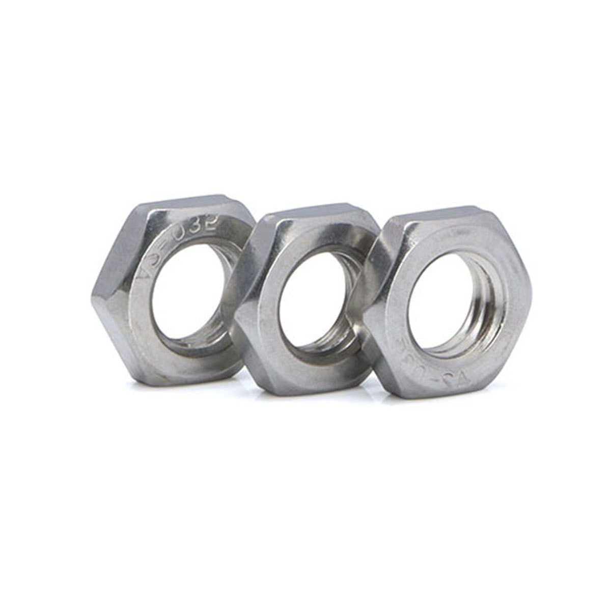 M10 X 10mm Half Nuts Thin Half Lock Nut A2 Stainless Steel Din Etsy UK