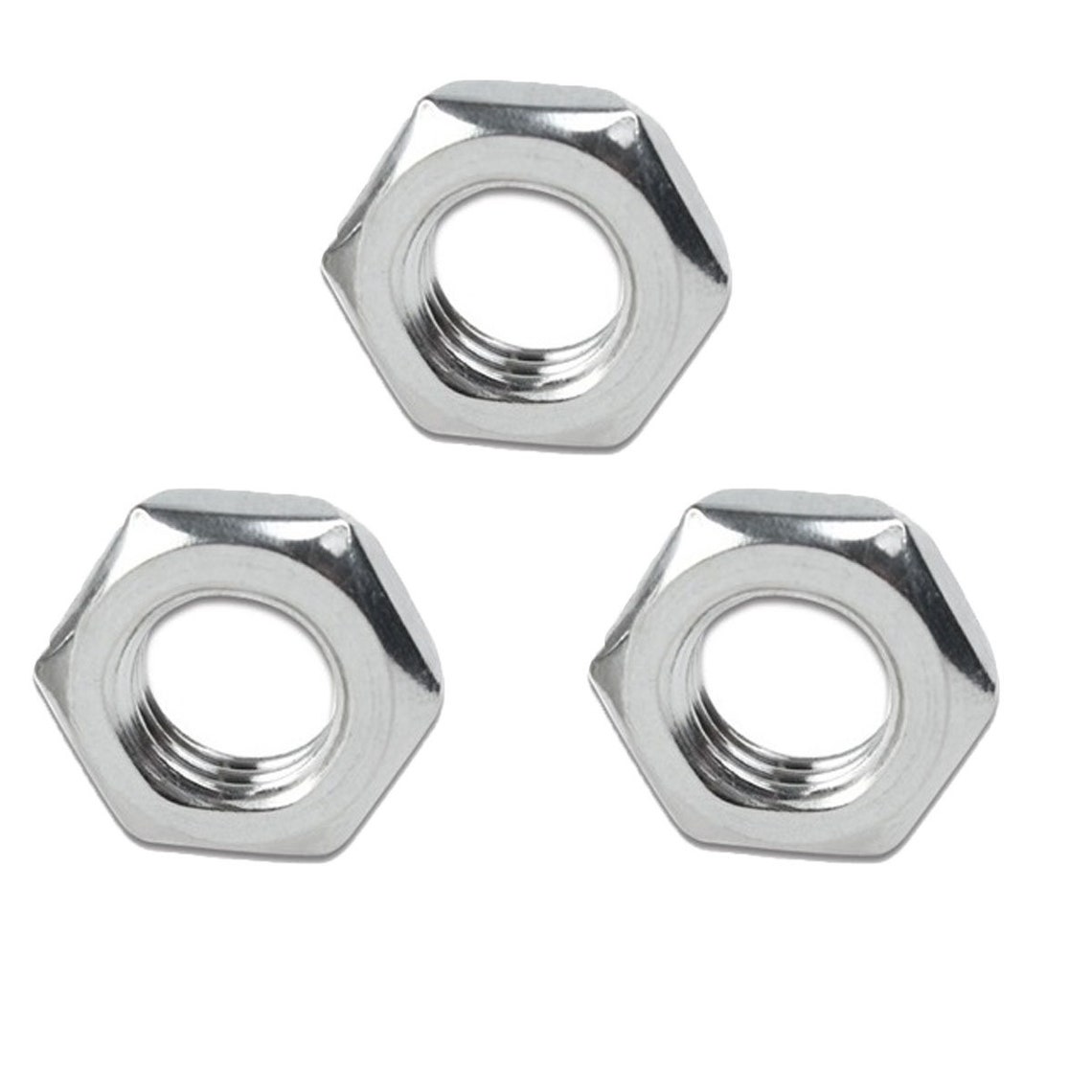 M10 X 10mm Half Nuts Thin Half Lock Nut A2 Stainless Steel Din Etsy UK