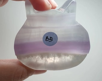 Cute Fluorite Crystal Bowls for decoration (B5)