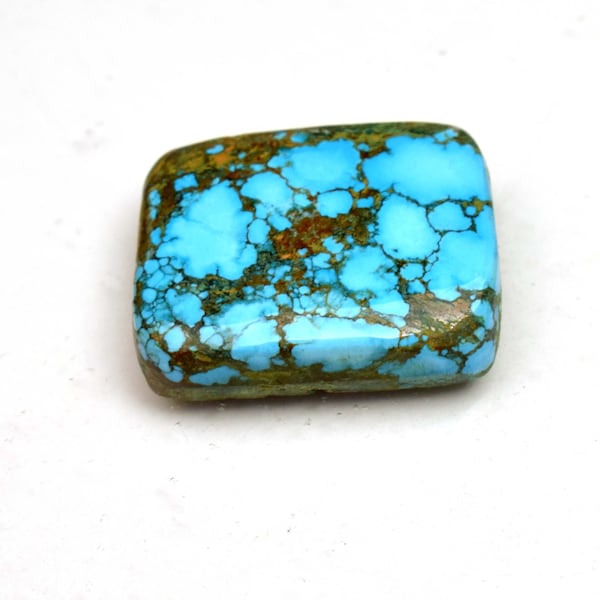 Natural Blue Bisbee Turquoise Cabochon 18.00  Ct Loose Gemstone