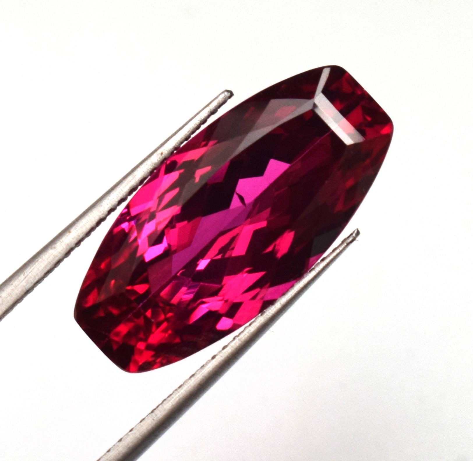 Pigeon Ruby Pigeon Blood Red Ruby, Octagon Cut, Certified Loose Gemstone (12.60 Ct ...
