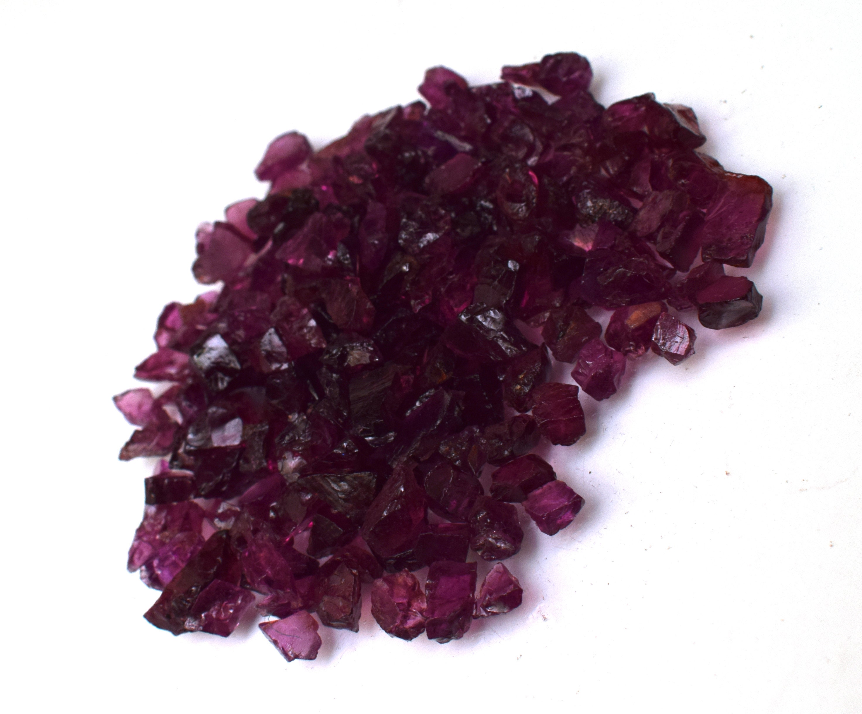 Natural Rhodolite Garnet Rough Lot 4 to 6 MM Faceted Grade Rough