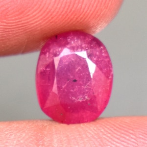 Piedra preciosa de rubí rojo natural certificada de 10,45 ct, piedra preciosa suelta de corte ovalado de Mozambique calentada