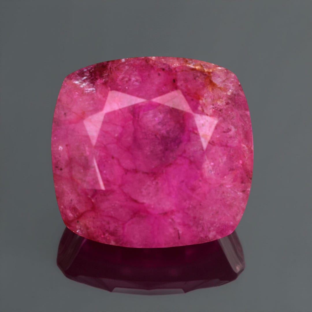 Natural Pink Beryl Gemstone 29.45 Ct Cushion Shape - Etsy