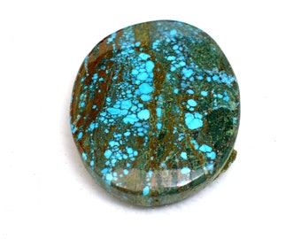 Natural Blue Bisbee Turquoise Cabochon 69.70 Ct Loose Gemstone