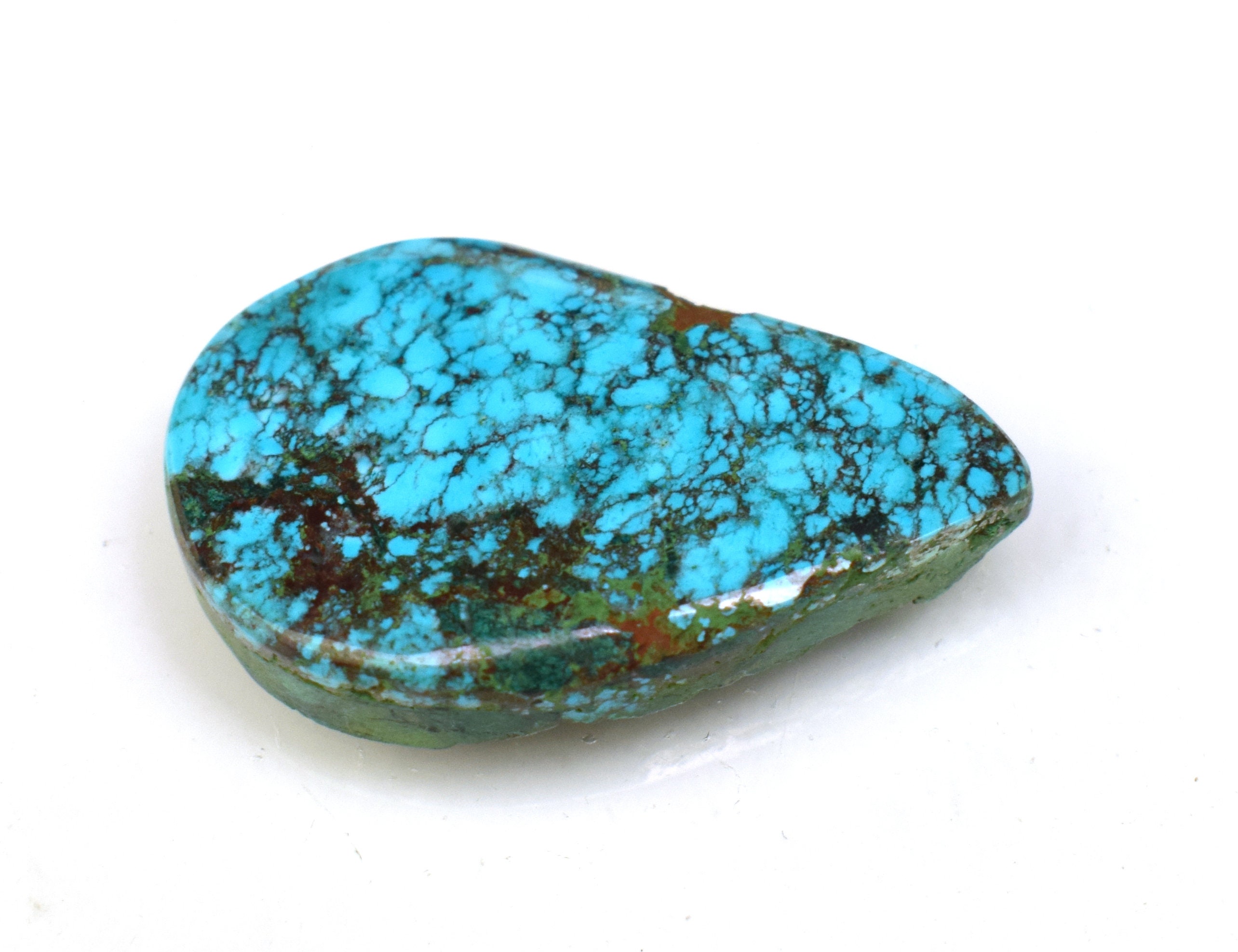 Natural Blue Bisbee Turquoise Cabochon 18.40 Ct Loose Gemstone