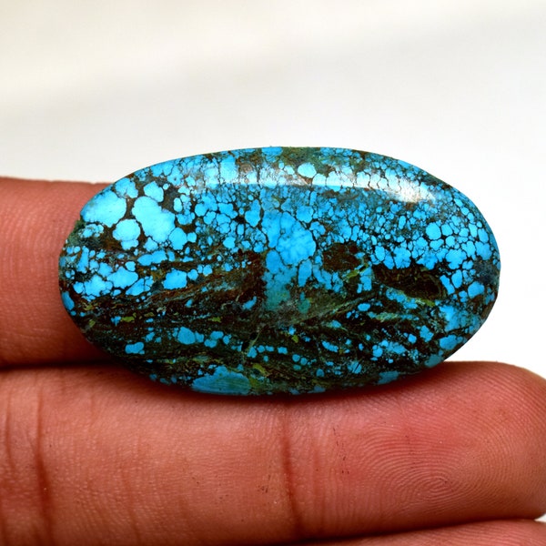 Natural Blue Bisbee Turquoise Cabochon 42.95 Ct Loose Gemstone