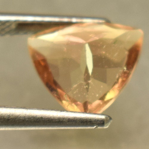 Genuine Imperial Topaz Gemstone From Brazil Certified Trillion shops Cut 3.55 Ct Loose Gemstone For Ring Use