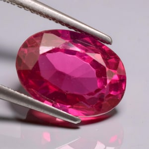 Natural Certified Red Ruby Gemstone 7.80 Ct Oval Cut Loose Gemstone Mozambique Heated