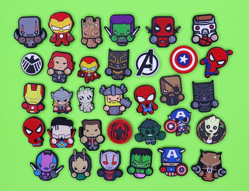 Marvel Avengers Crocs - Superhero Shoe Charms 