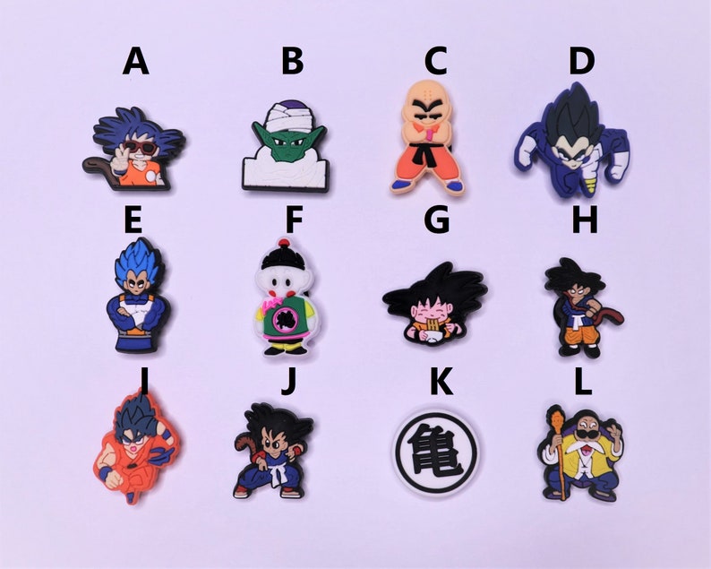 Dragon Ball Z Croc Charms Etsy