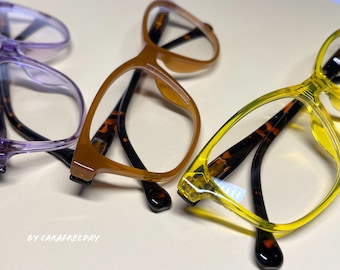 Square Blue Light Glasses: TR90 Flexible Computer Eyeglasses