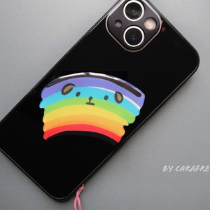MagSafe Rainbow Phone Grip/Phone Holder/Cute Phone Mount /Cute Rainbow phone grip/ phone stand/ Pride Love /Phone Accessories