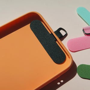 Gemakkelijk vast te houden doorzichtig schoudertasje, telefoonriem, minimale telefoonbedel, 7 inch telefoonkoord, telefoonsleutelhanger, dikke ketting, polshouder, telefoonketting afbeelding 9