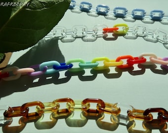Acryl zonnebrilketting, lichtgewicht lenzenvloeistofsleutelkoord, maskerhouder
