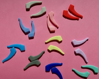 Anti-Rutsch Brillenknoten, Silikon-Brillenhaken, Bleib an Ort und Stelle Brillenhelfer, Ohrhalter für Lesebrillen, Geschenk für Ihn, Bürogeschenk