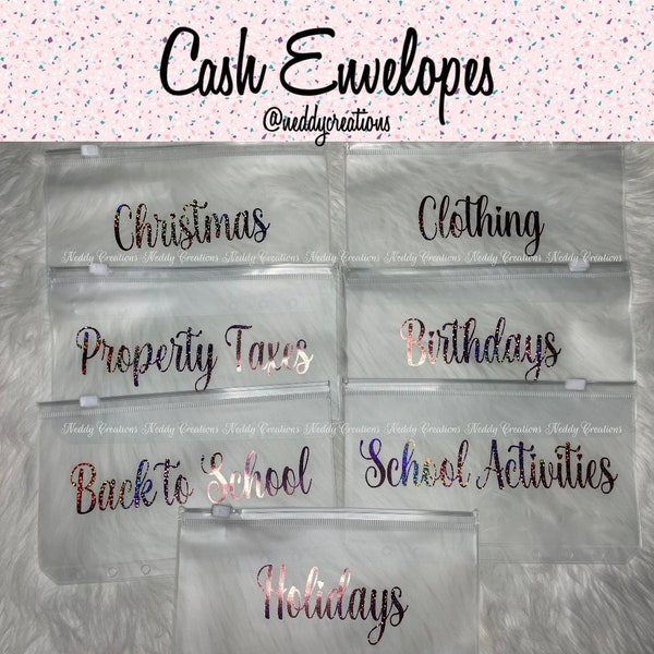 Budgeting Envelopes, Cash Envelopes, A6 Cash Envelopes, Personalized Cash Envelopes, Budget Cash Envelopes, Savings Envelopes, Money