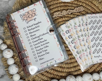 Back to School Savings Binder: Budget Planner with Saving Challenge