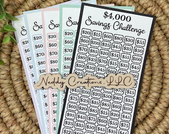 4K Savings Challenge, Saving Challenge, Saving Tracker