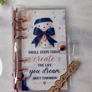 Laminated Budget Binder Dashboard: A5, A6, A7 Inserts Small Steps Today