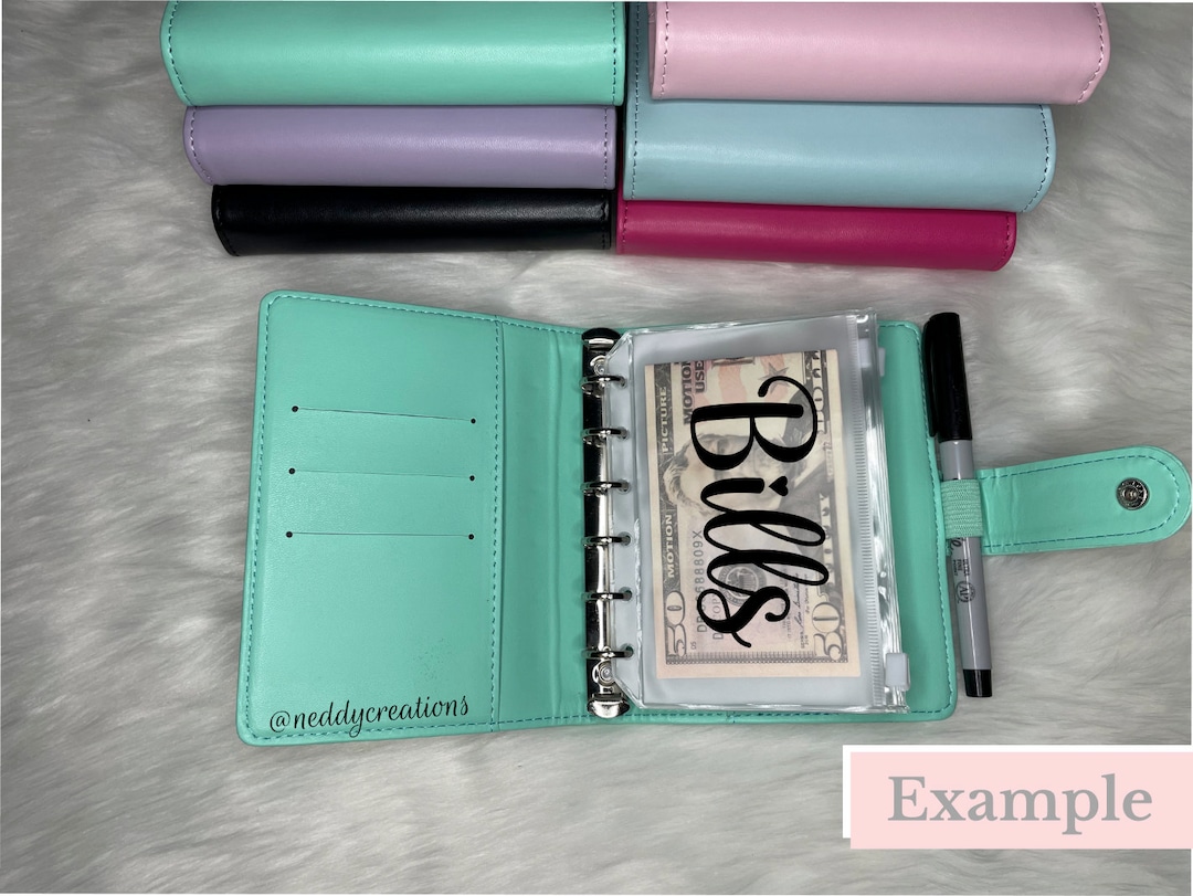 A7 Budget Binder Set - Mini Money Organizer for Cash Saving