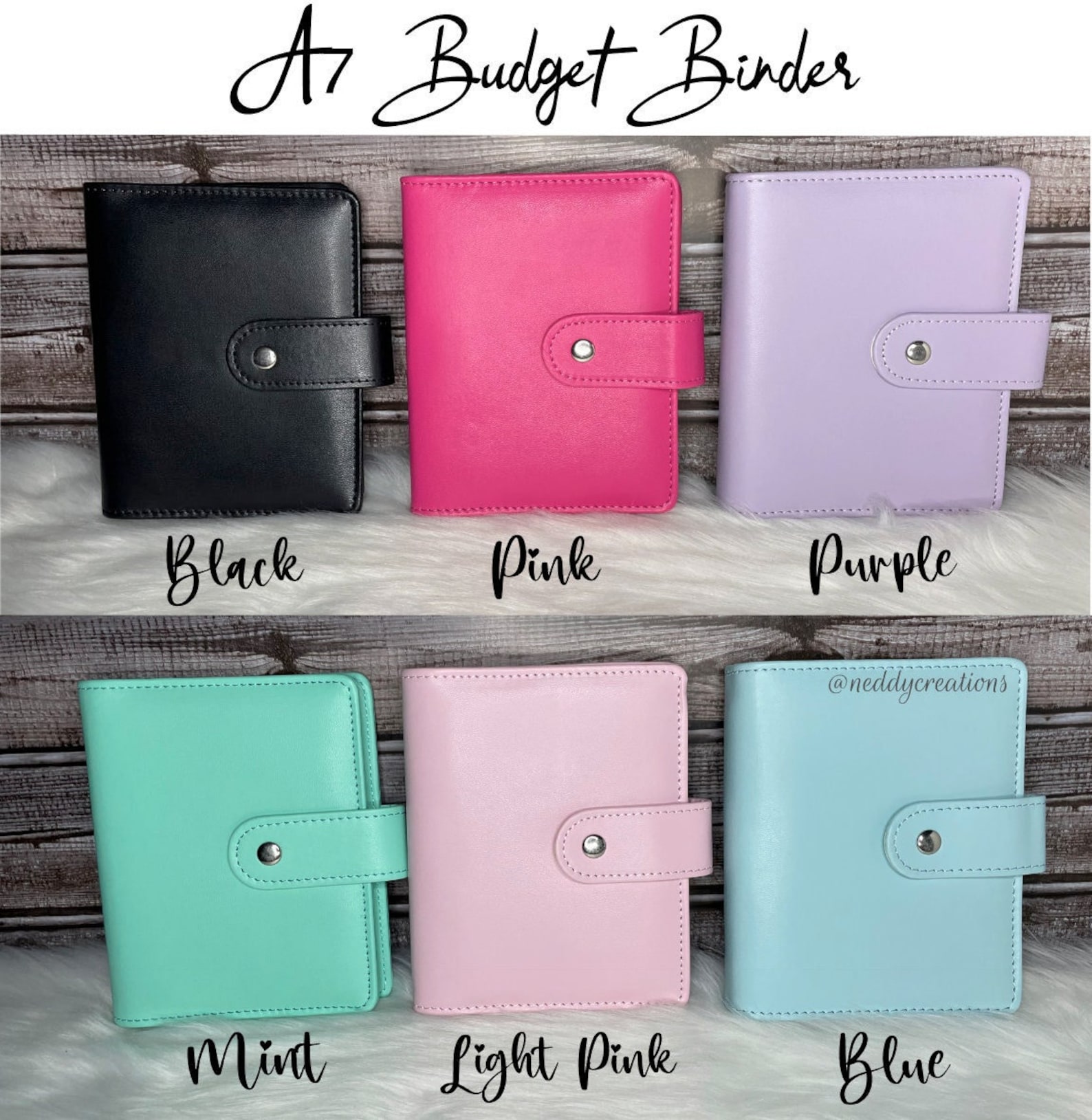 A7 Budget Binder Budget Binder A7 Binder Wallet Budget Cash Etsy
