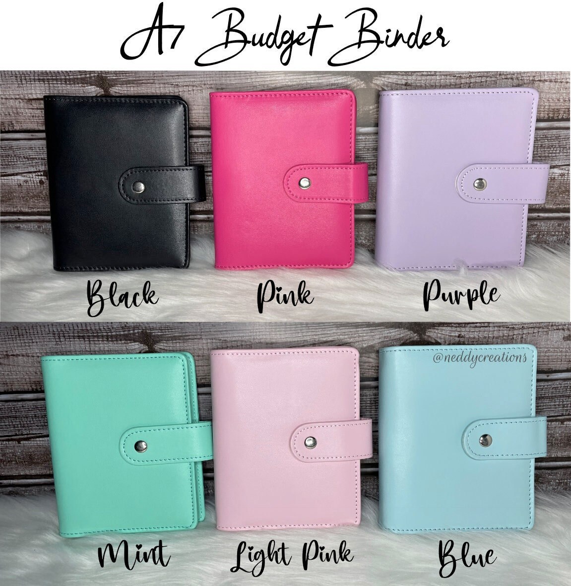 A7 Budget Binder Budget Binder A7 Binder Wallet Budget Cash Etsy