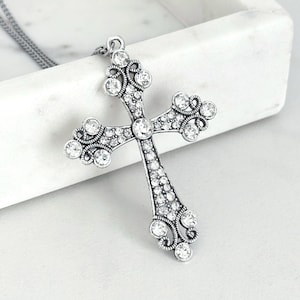 Big Cross Necklace - Etsy Canada