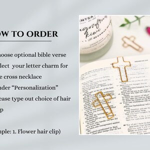 Christian Gift Box For Women Friend Personalized Self Care Package For Her Empowering Birthday Gift Set For Friend Gold Cross Necklace Faith image 5