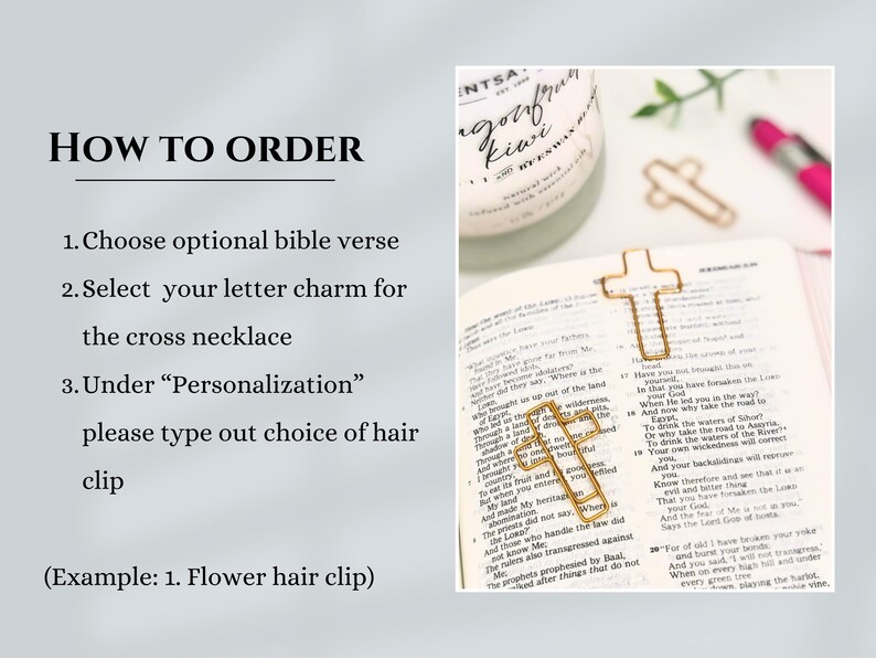 Christian Gift Box For Women Friend Personalized Self Care Package For Her Empowering Birthday Gift Set For Friend Gold Cross Necklace Faith image 5