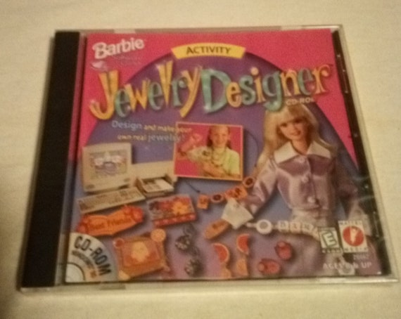 Barbie Jewelry Designer 1998 Design Jewelry With Barbie PC New Etsy