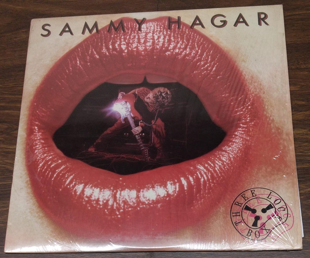 Sammy Hagar - Three Lock Box (1982, Vintage VG+ Vinyl LP) “three Lock ...