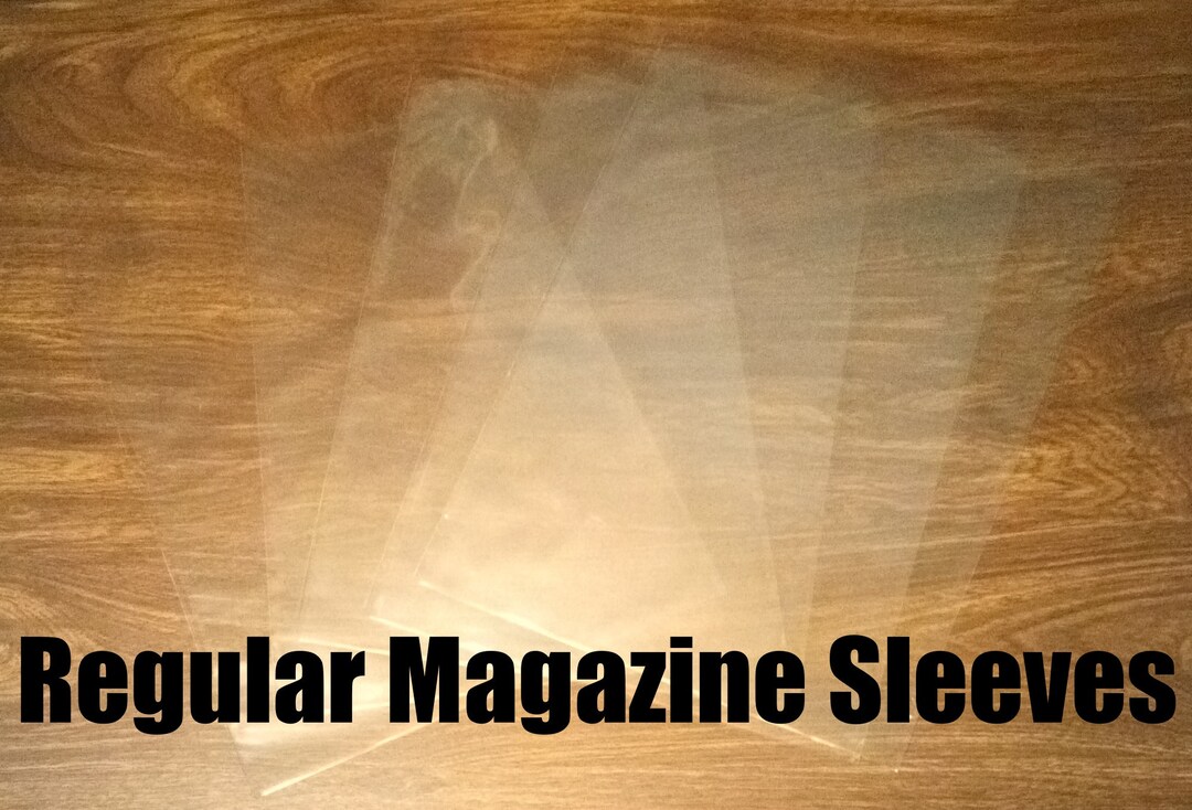 Regular Magazines Magazine (regular) Resealable Sleeves Only (cardboard Inserts and ...