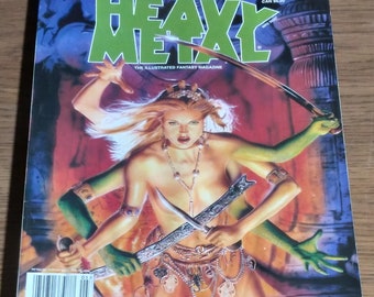 Heavy Metal May 1998 Death By Betrayal! Neil Gaiman Interview!