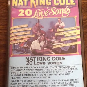 Cassette Nat King Cole - 20 Love Songs