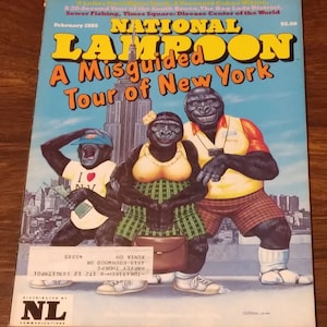 National Lampoon Feb 1985 A Misguided Tour of New York City