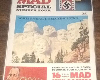 MAD Special #4 (1971) Where Have All The Statesmen Gone? (NO Mini-Posters)