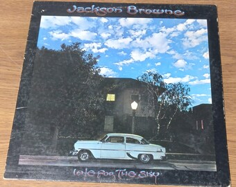 Jackson Browne, Late for the Sky, Vinyl LP Record Framed and Ready